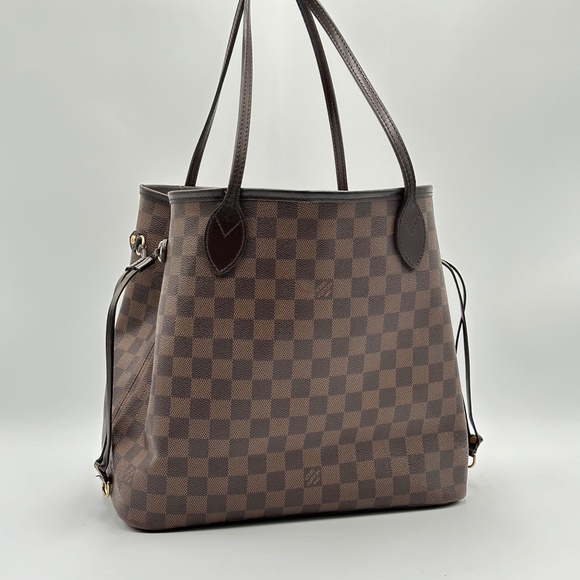 2010 Authentic Louis Vuitton Damier Ebene Neverfull MM Tote - Picture 13 of 16